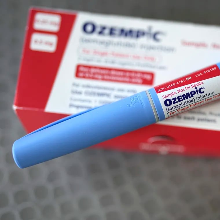FILE - The injectable drug Ozempic is shown Saturday, July 1, 2023, in Houston. Even as millions of older adults clamor for drugs such as Ozempic and Wegovy, monthly use of the medications known as GLP-1 receptor agonists soared nearly 600% between 2020 and 2023 in people under 25 – and as young as 12. (AP Photo/David J. Phillip, File)