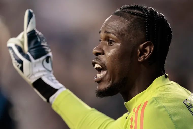 Star goalkeeper Andre Blake and the Union host Mexican club Cruz Azul in the Leagues Cup on Sunday at Subaru Park.