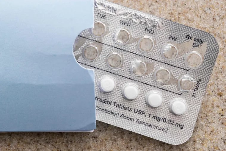 Birth control pills rest on a counter in Centreville, Maryland, on July 6, 2022. (Jim Watson/AFP/Getty Images/TNS)