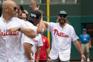 Jayson Werth throwing out Phillies-Padres Game 5 first pitch – NBC Sports  Philadelphia