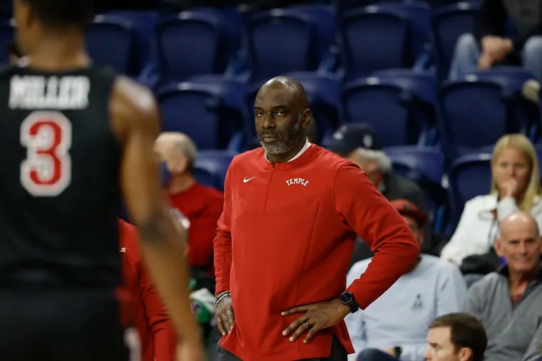 Temple coach Aaron McKie, said "nothing worked" against Penn at the Palestra.