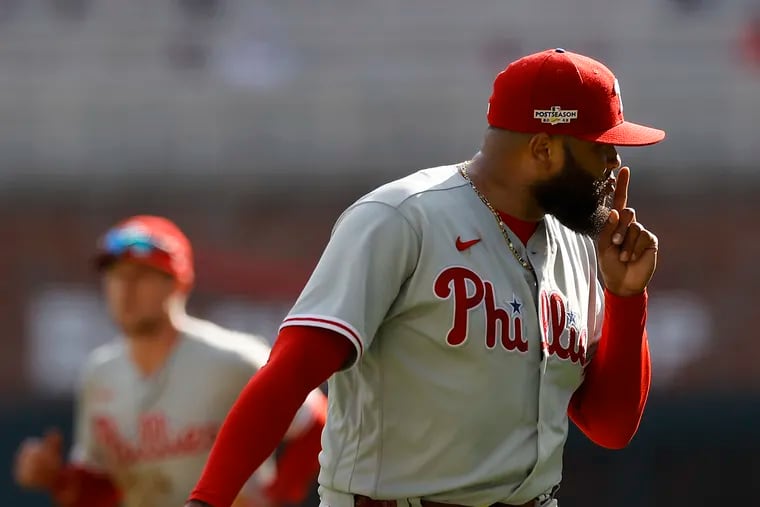 Phillies' Jose Alvarado on Braves' Guillermo Heredia chirping at him:  'Respect the game