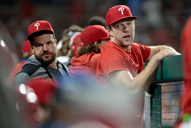 Bryce Harper to have surgery. Are Rhys Hoskins and the Phillies perfect  together? Rob Thomson's goal for next season