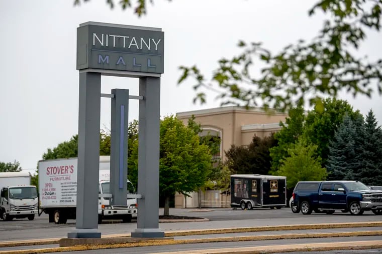 The Nittany Mall in College Township, near the Pennsylvania State University campus, in Centre County, where Philadelphia investor Ira M. Lubert aims to open a mini-casino in a former Macy's store.