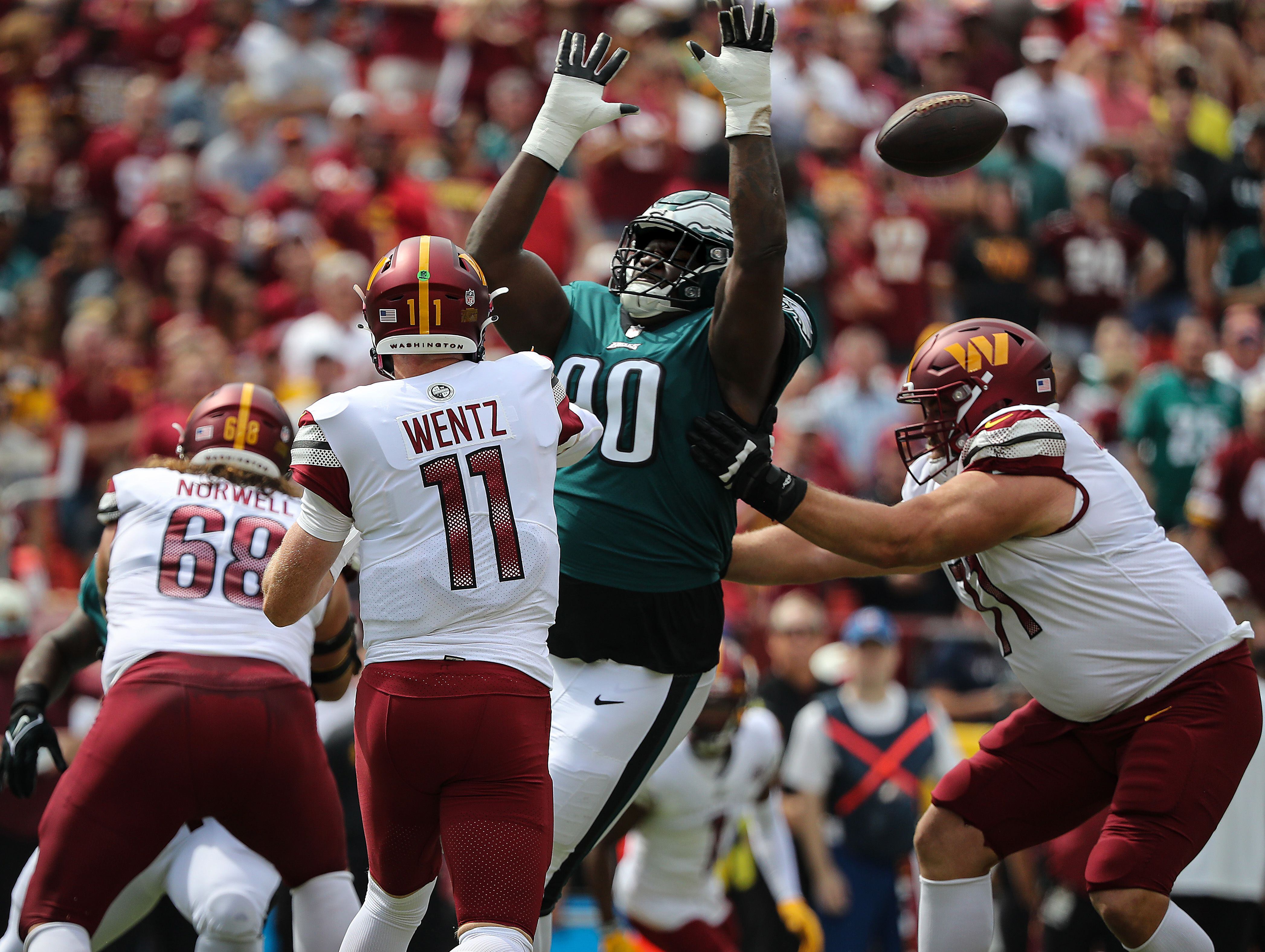 Why Eagles rookie Jordan Davis 'hates' viral video of his massive block