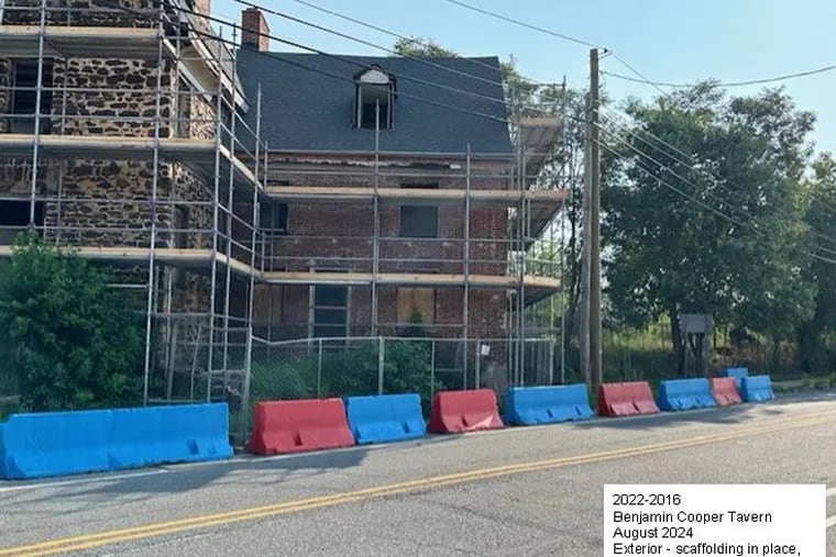 Work is underway at the Benjamin Cooper Tavern in North Camden, which is being transformed into a museum devoted to a museum focused on South Jersey's Revolutionary War history.