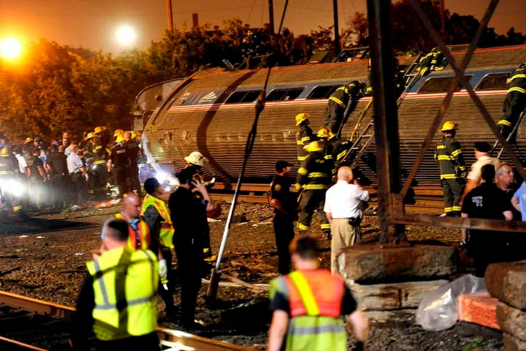 The 2015 Amtrak crash of Train 188 at Frankford Junction in Philadelphia.