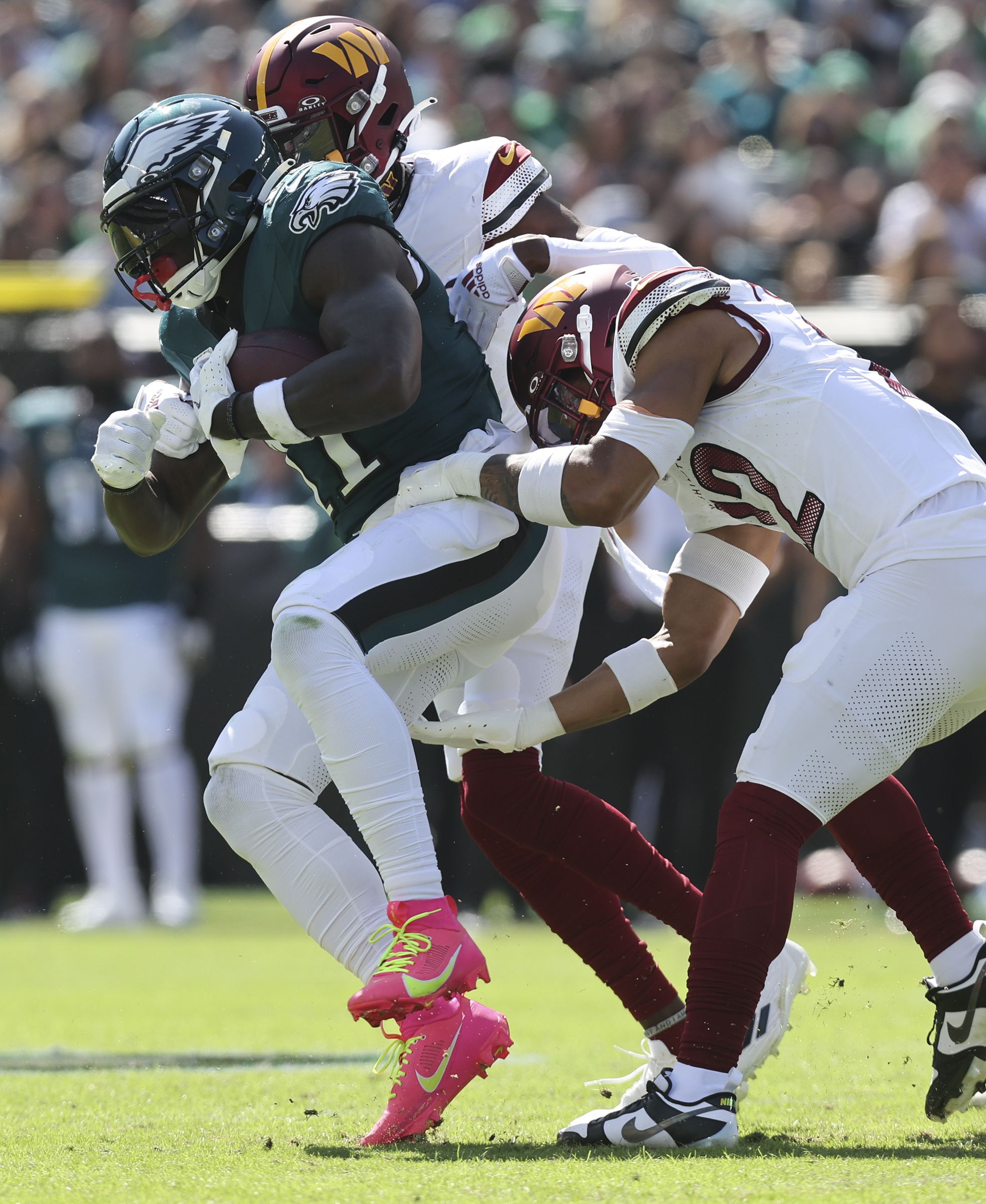 Why Does Eagles Receiver A.J. Brown Wear Pink Shoes?