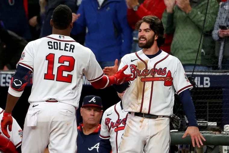 Photos: Braves welcome Dansby Swanson back to Truist, win 7-6
