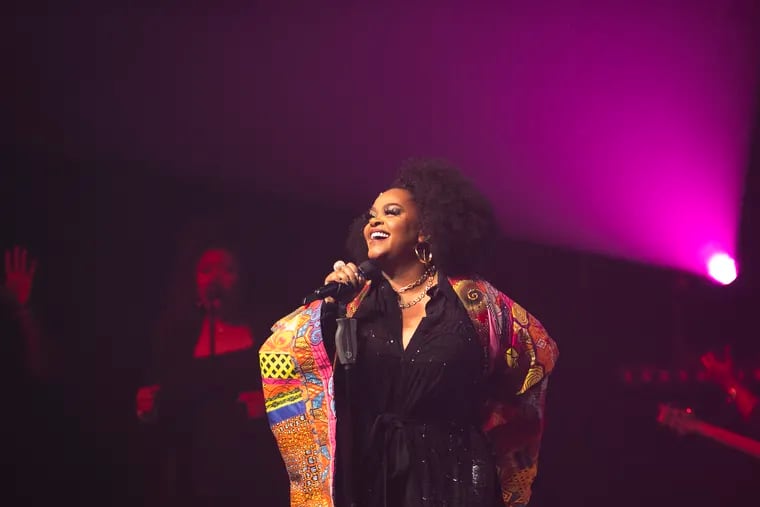 Jill Scott performs at the Met on March 16, 2023. The Philly vocalist and poet headlines The Roots Picnic at the Mann Center on Saturday.