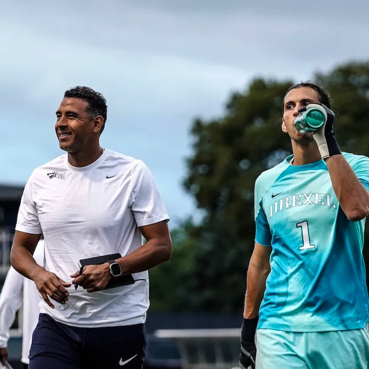 For Philly native and Drexel men's soccer coach David Castellanos (left), leading a team at the Division I level in his hometown brings immense joy.