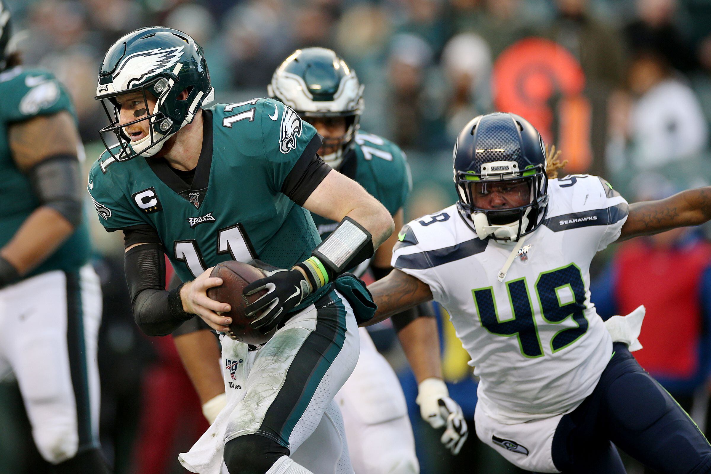 Eagles vs. Seahawks final score: Philadelphia's season ends with loss to  Seattle as Carson Wentz gets knocked out of game, 17 to 9 - Bleeding Green  Nation