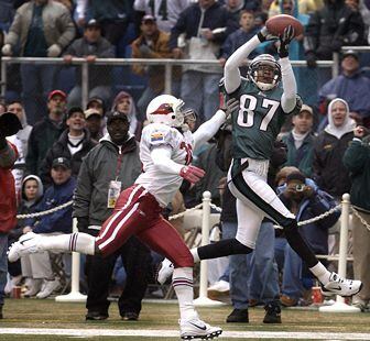 DONOVAN MCNABB BROKEN ANKLE GAME PHILADELPHIA EAGLES 2002 VETERANS