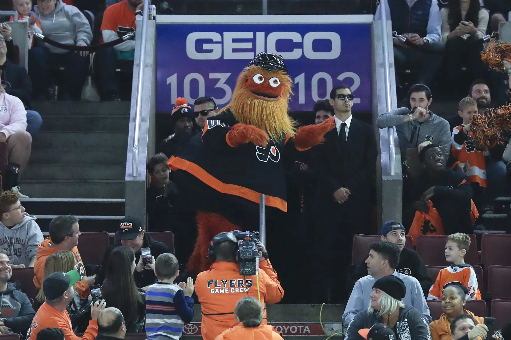 Flyers mascot Gritty is weird and thought-provoking - Sports