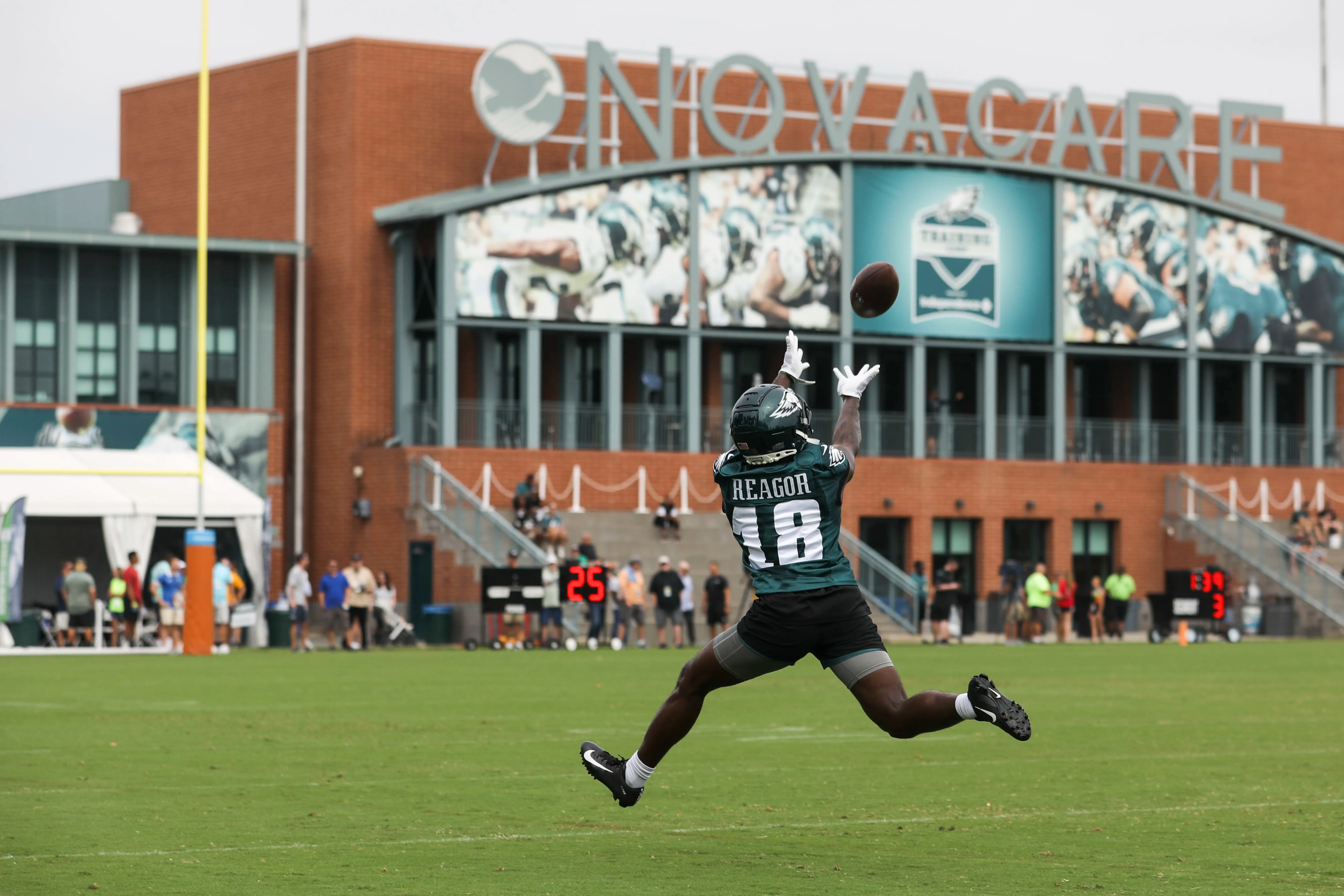 Take a look at Eagles training camp on Tuesday