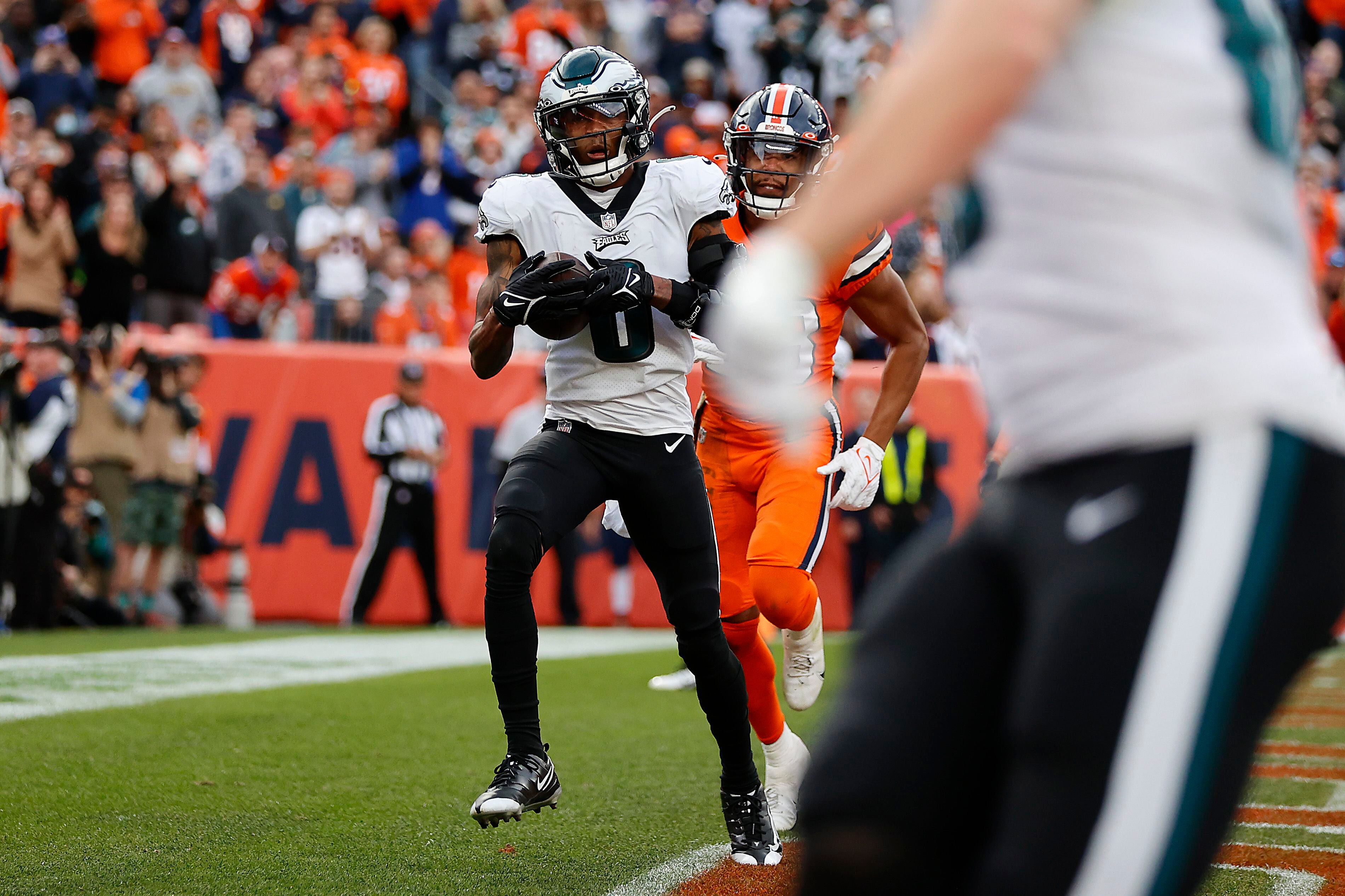 Watch: Eagles retake lead vs. Broncos on DeVonta Smith's second TD