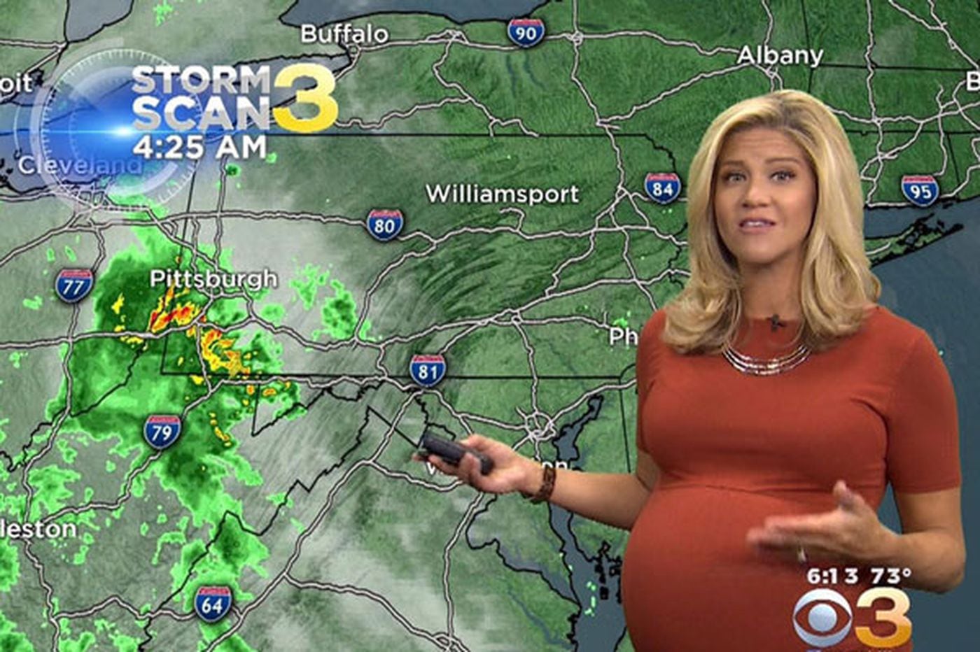 Cbs3 Meteorologist Speaks Out Against Haters Who Body Shame Her For Pregnancy