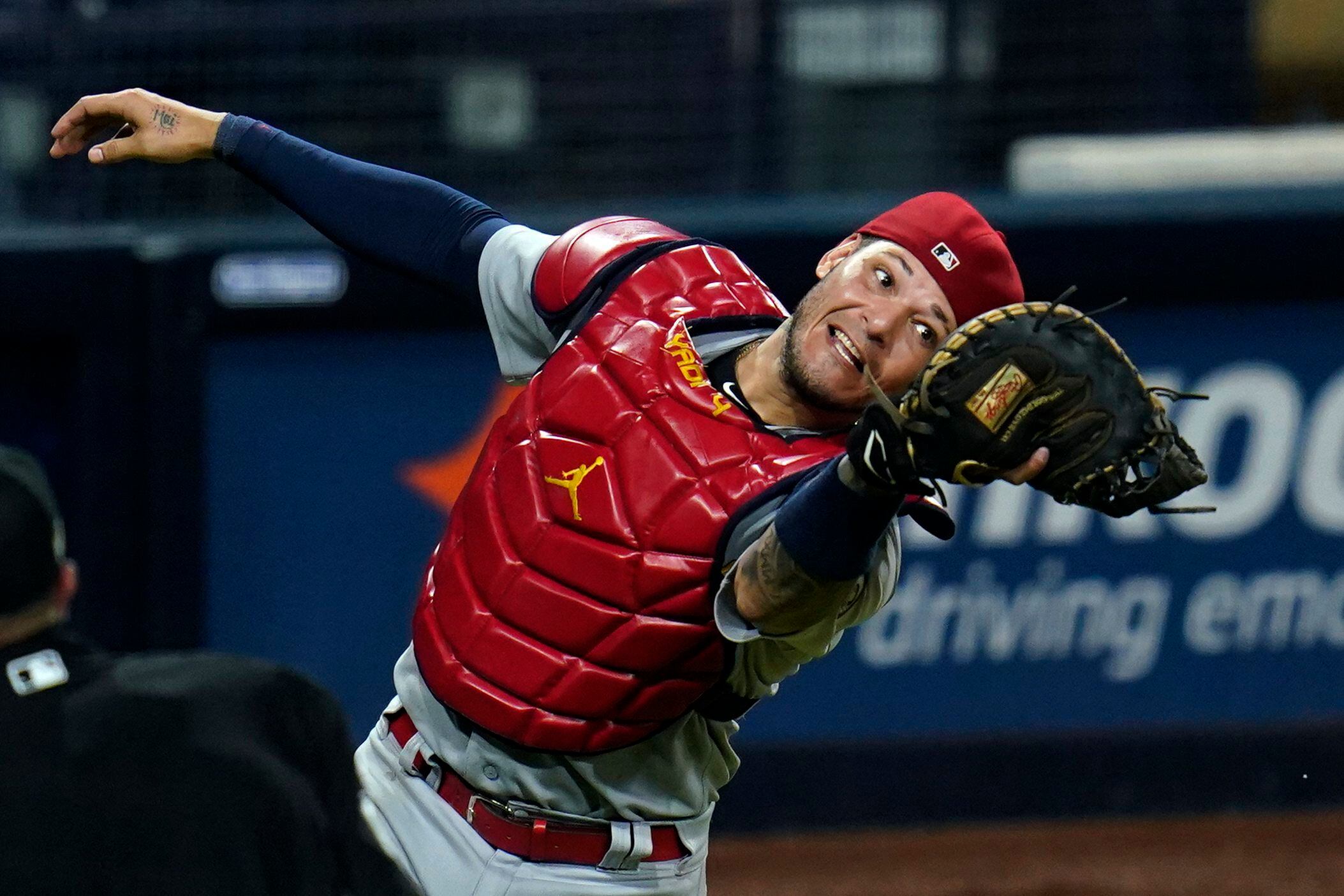 Yadier Molina wore some pretty nifty catching gear in the All-Star Game -  The Boston Globe