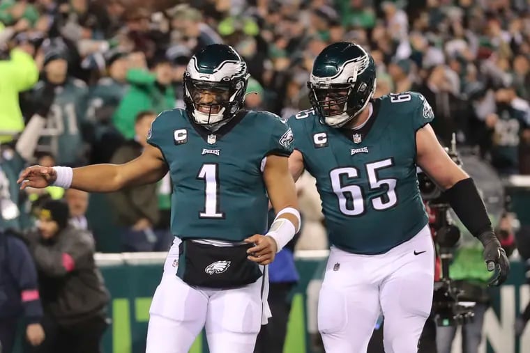 Eagles rout the Giants, 38-7, and advance to the NFC championship game