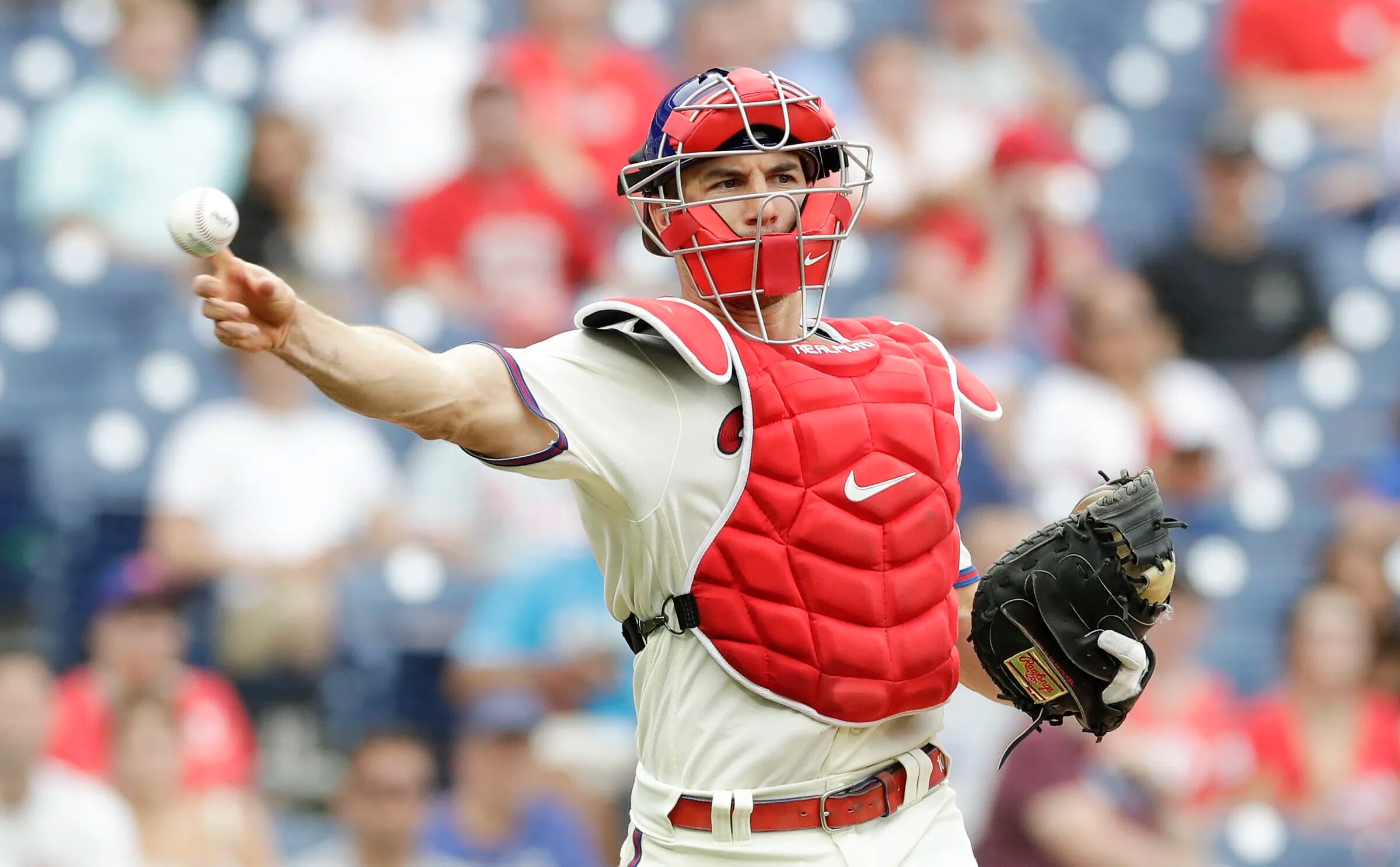 Phillies catcher J.T. Realmuto's three pillars of throwing out baserunners