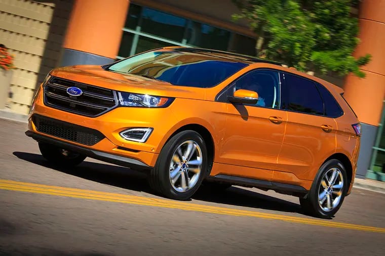 Ford's designers took cues from the Edge's outgoing model to build the 2015 version, with greater use of upscale materials.