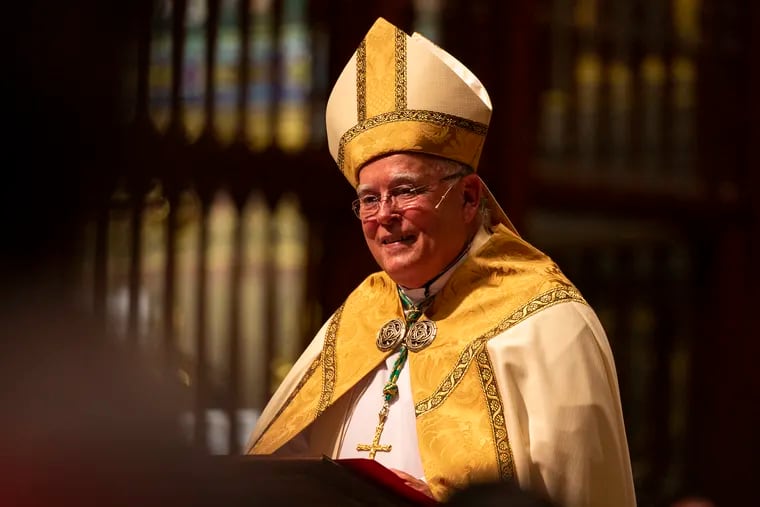 Shown here at a Sept. 5 ceremony to celebrate several staff members awarded papal honors from Pope Francis, Archbishop Charles J. Chaput turns 75 on Thursday and is expected to announce his retirement soon.