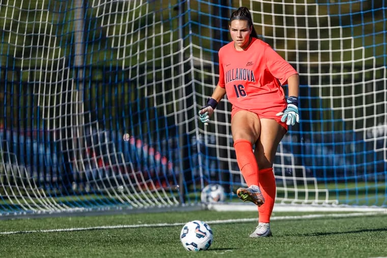 Goalkeeper Hannah Dickinson has helped Villanova shut out three opponents this season.