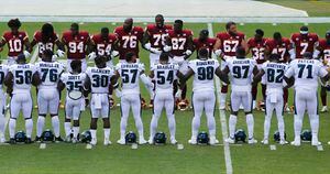 Eagles' Rodney McLeod explains team's decision to remain in locker room  during national anthem 