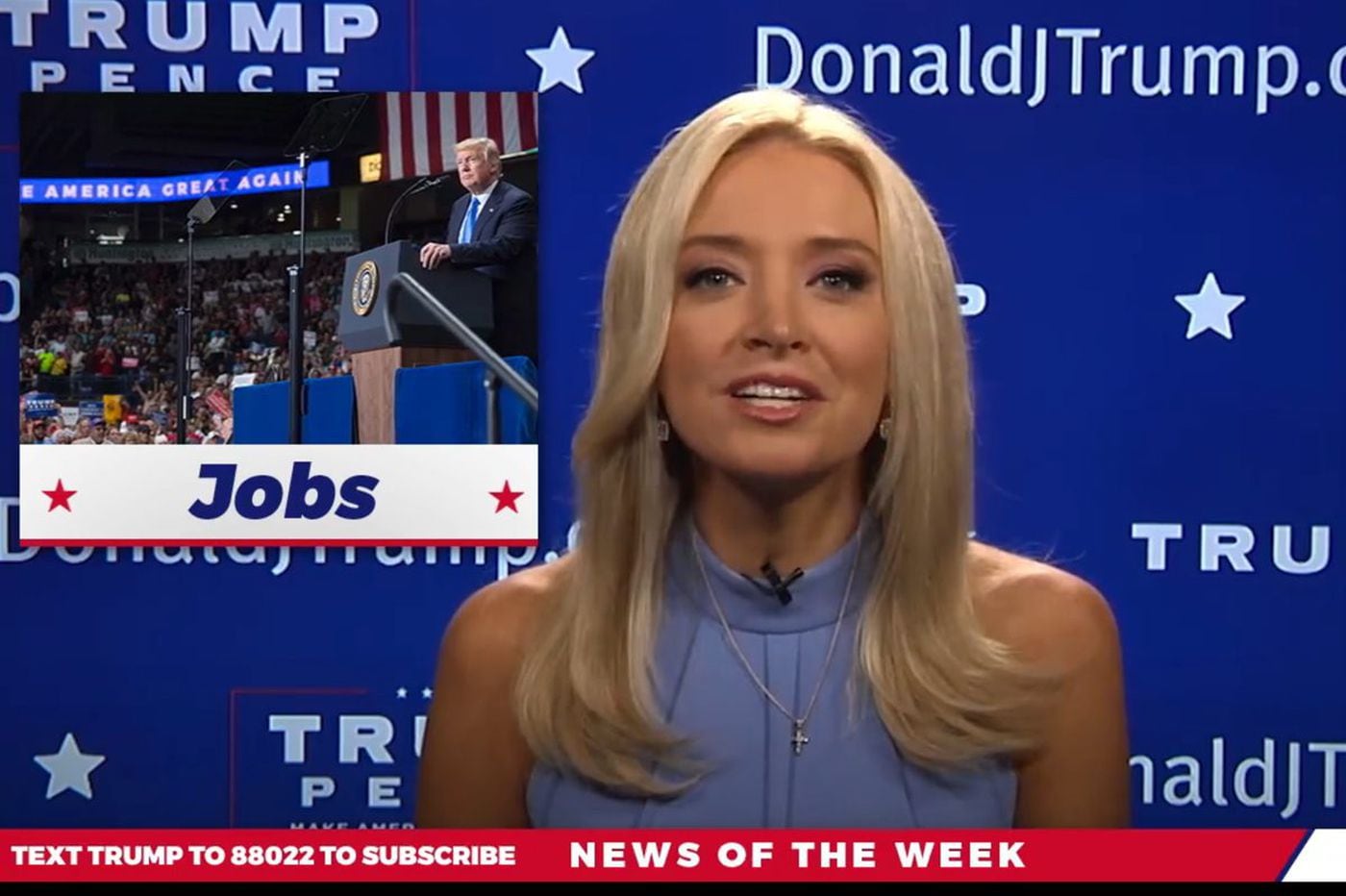 Out At Cnn Kayleigh Mcenany Suddenly Appears On Trump S Facebook Page