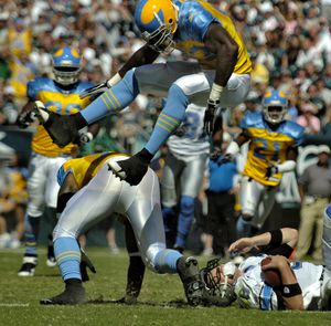 eagles throwback jersey blue yellow