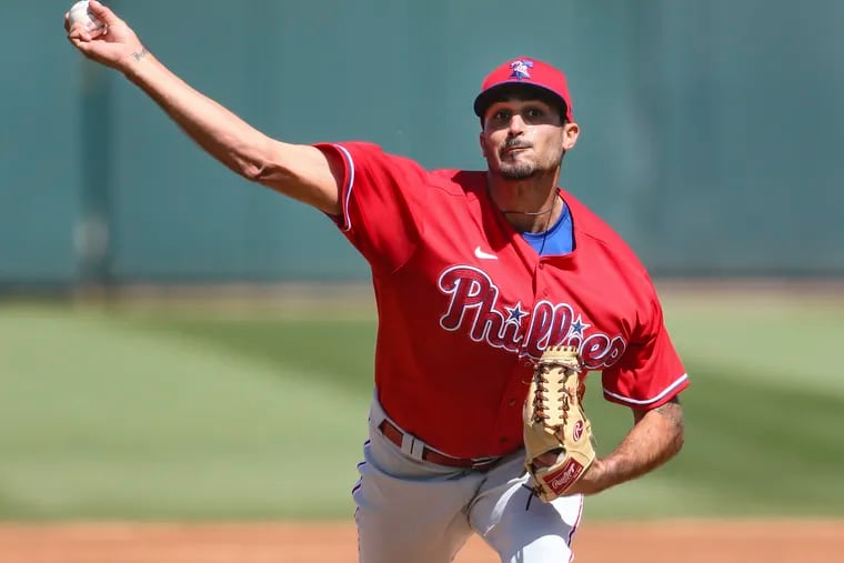 Zach Eflin is expected to be the No. 3 starter in the Phillies rotation this season.