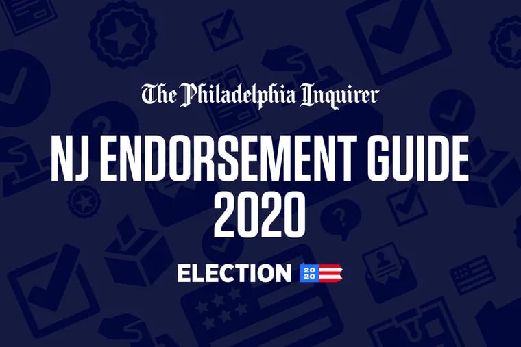 The Philadelphia Inquirer's New Jersey endorsement guide.