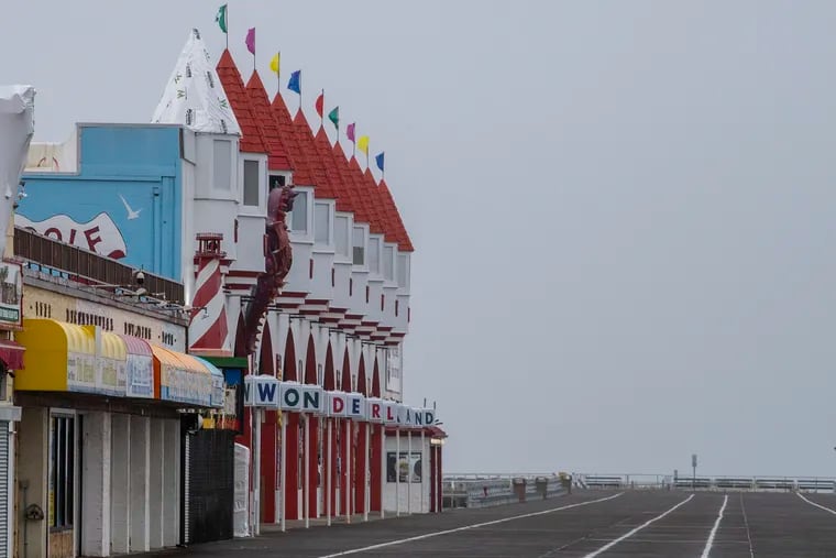 Gillian's Wonderland Pier is pictured on Jan. 26, 2021, in Ocean City, N.J.