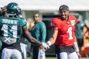 Eagles RB was 'frustrated' in 2022. Why he is using WR lessons to turn  things around 