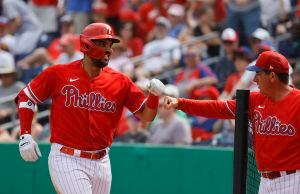 Darick Hall injury update: Phillies first baseman, replacing injured Rhys  Hoskins, undergoes thumb surgery 