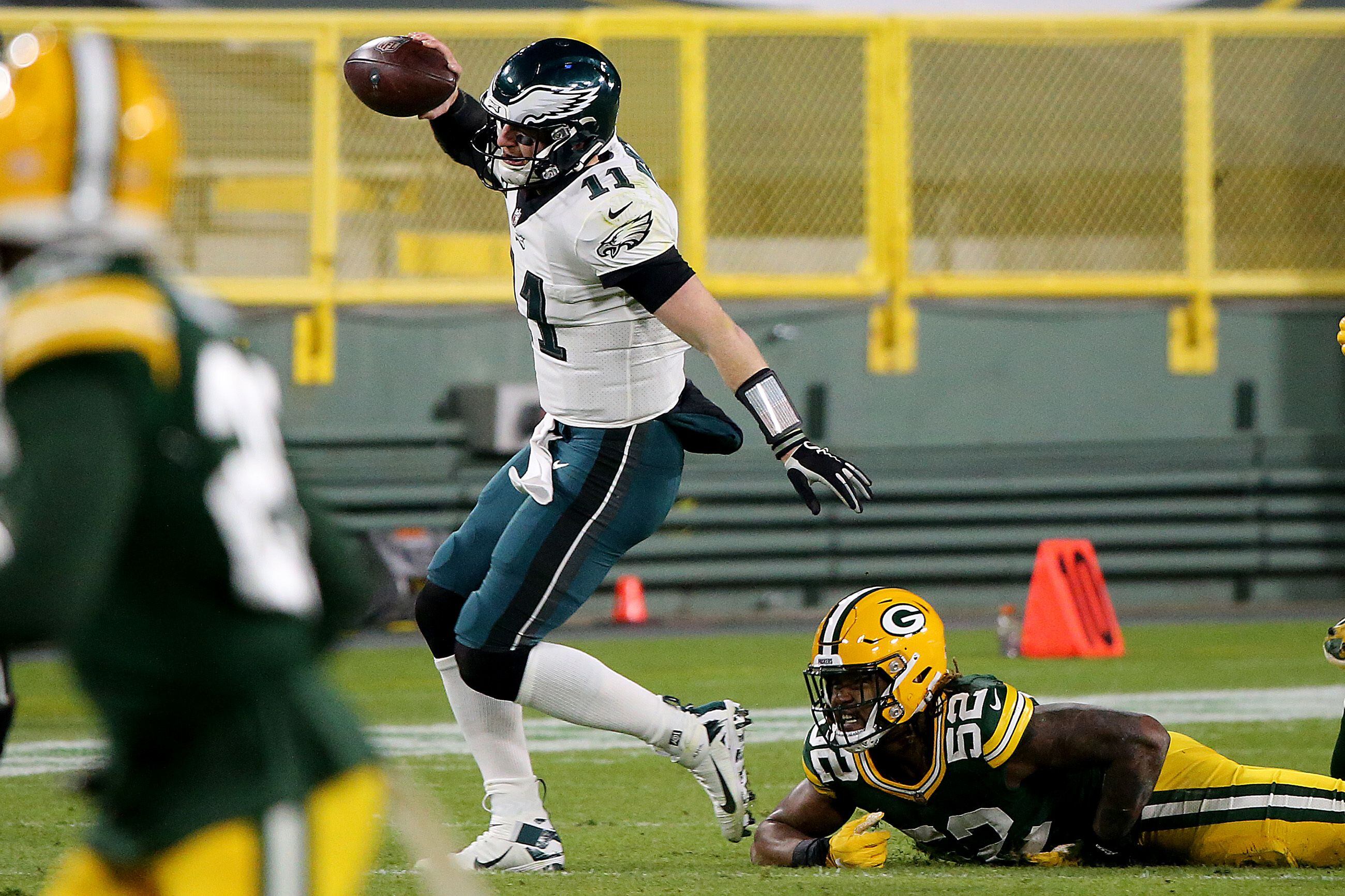 Eagles show signs of life with Hurts, but fall 30-16 to Packers - WHYY