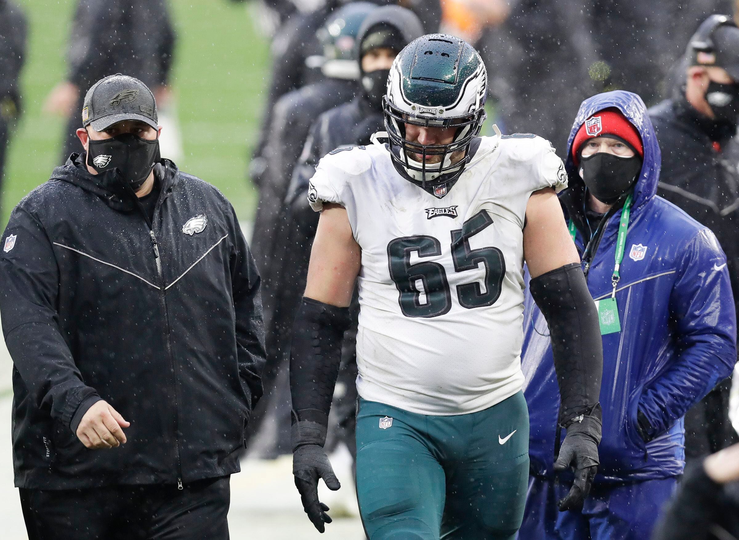 Philadelphia Eagles: Lane Johnson talks up Andre Dillard