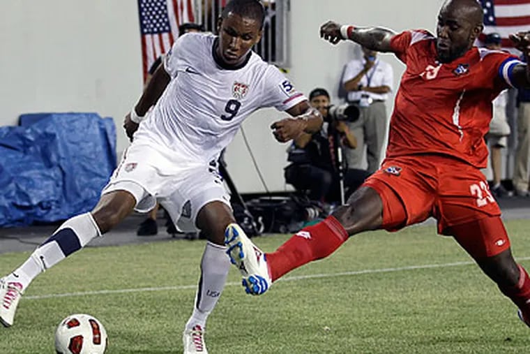 Panama dealt the U.S. its first ever Gold Cup group stage loss in this year's tournament. (Chris O'Meara/AP)