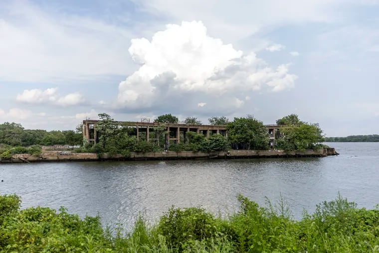 The tip of Philadelphia's Graffiti Pier collapsed on Wednesday, July 31, 2024.