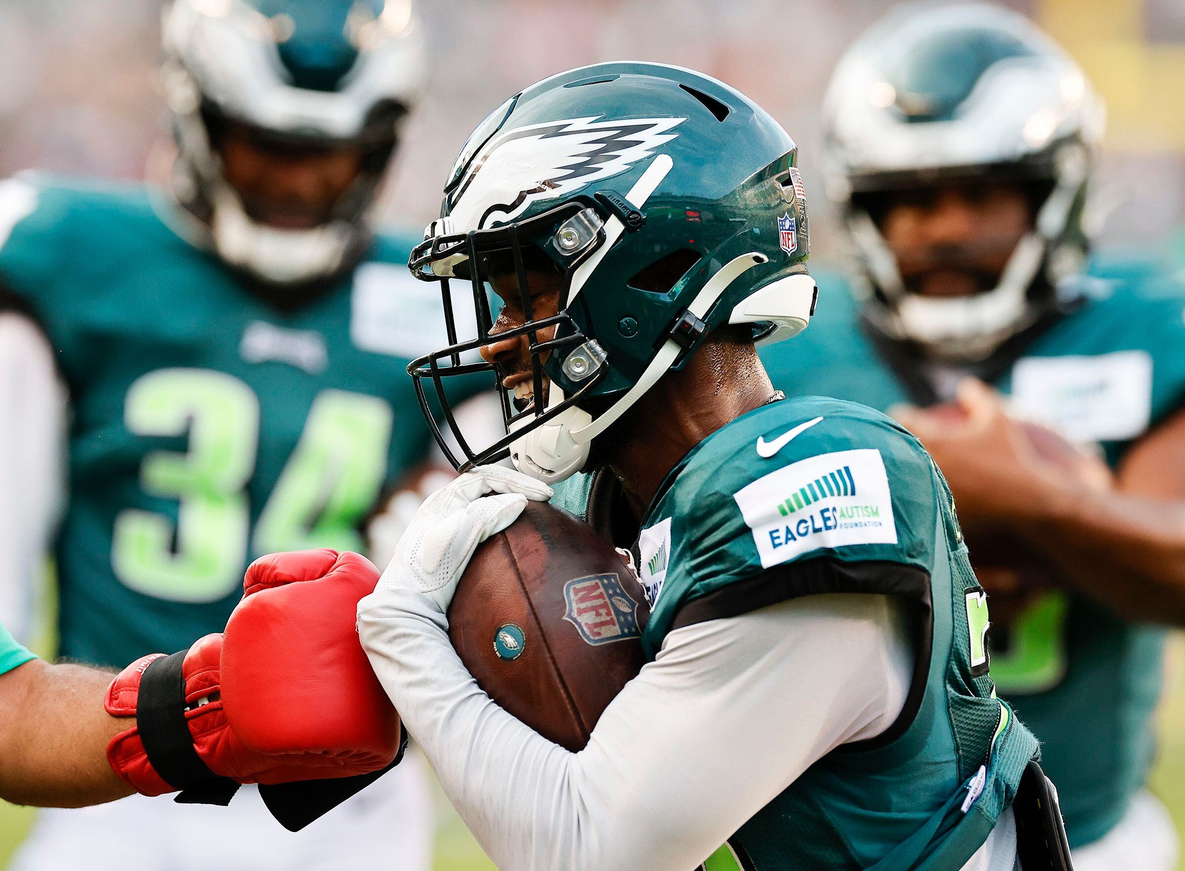 With Miles Sanders gone, Nick Sirianni hints how he'll use Eagles' fleet of running  backs – NBC Sports Philadelphia