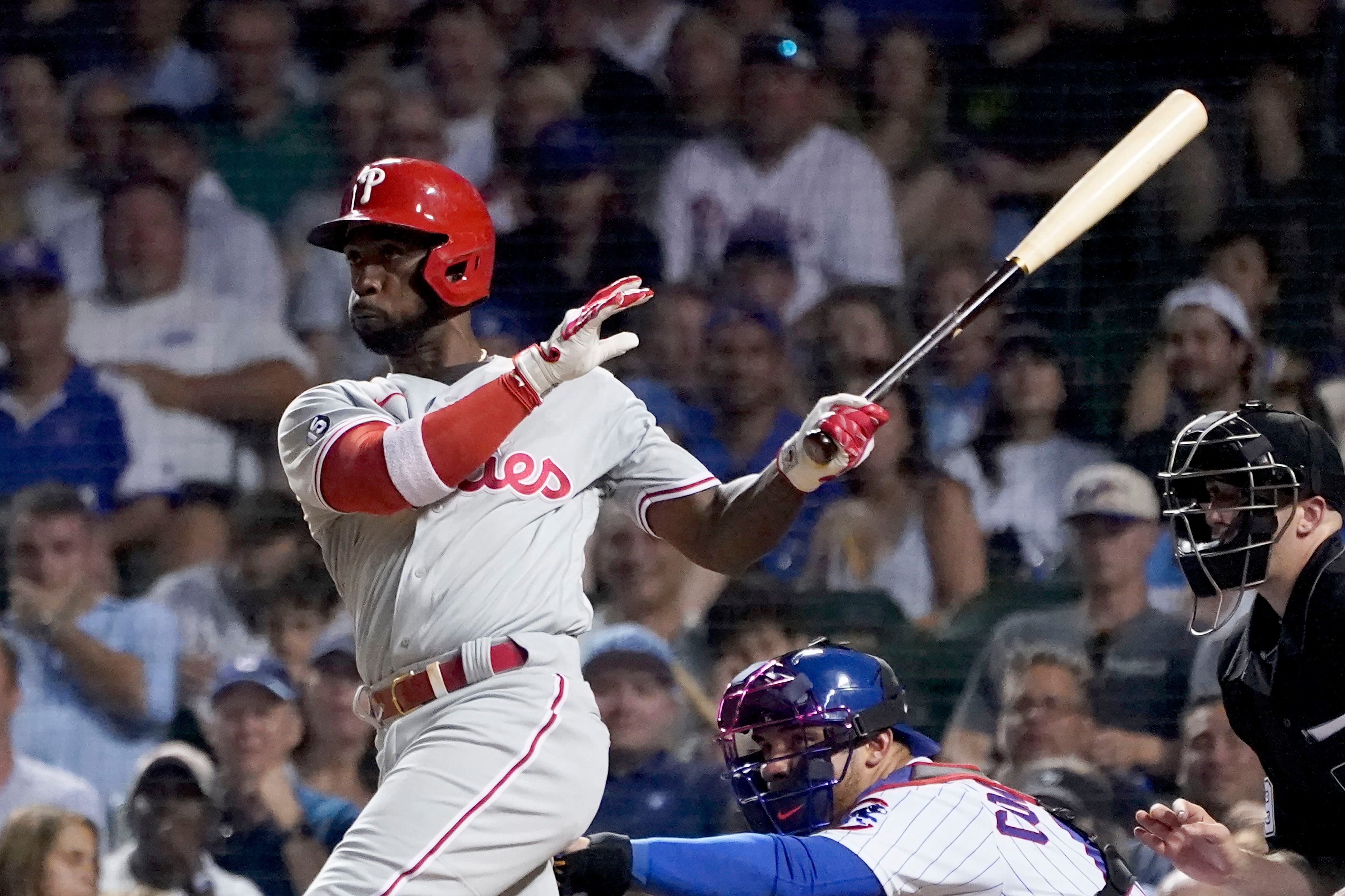 Bryce Harper used Kris Bryant's bat Monday, but don't count on the Phillies  trading for the Cubs star