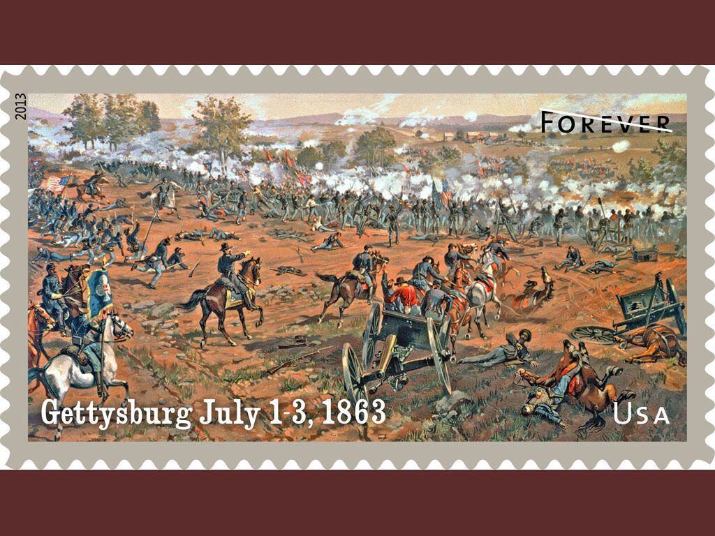 Postal Service issues Gettysburg and Vicksburg stamps