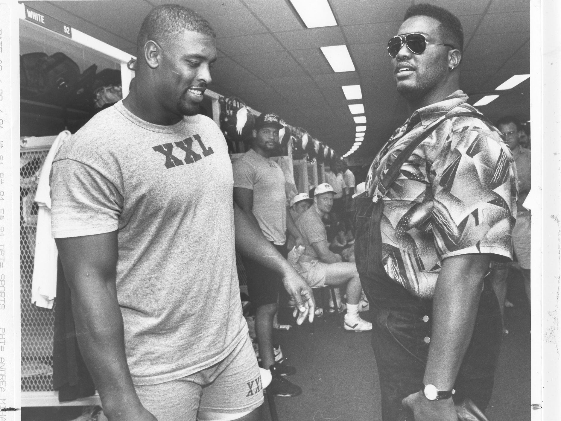 Eagles Nation on X: 8/29/88: Jerome Brown receives word that a KKK rally  was taking place in his hometown of Brooksville, FL. Brown immediately  went, parked next to them, & BLASTED music