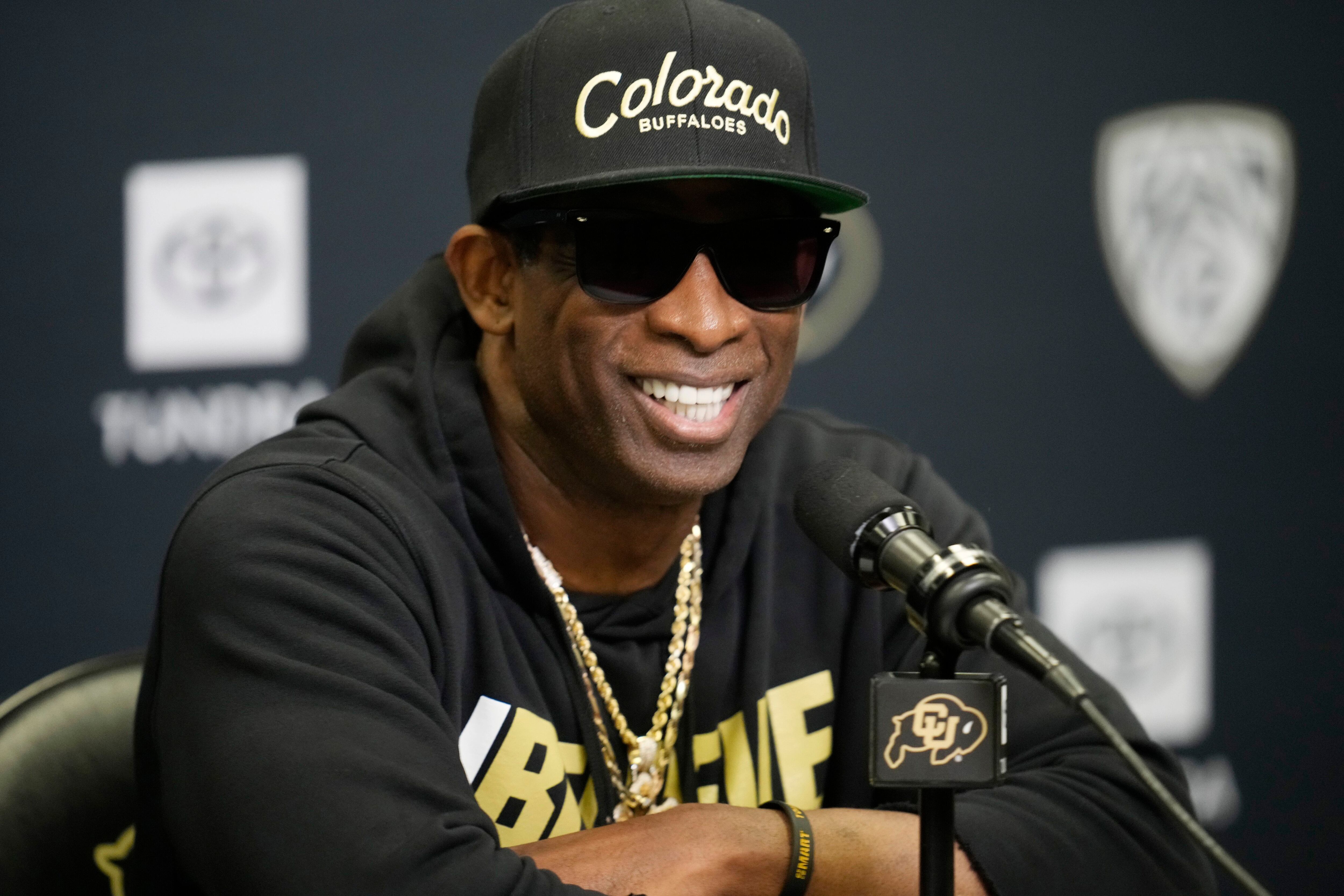 Deion Sanders offers Sixers advice in Boulder Colorado during