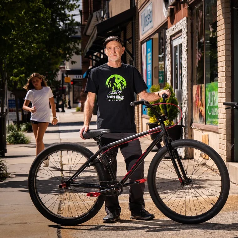 Mike Fraser, owner of Sneakers & Spokes in Woodstown, N.J.