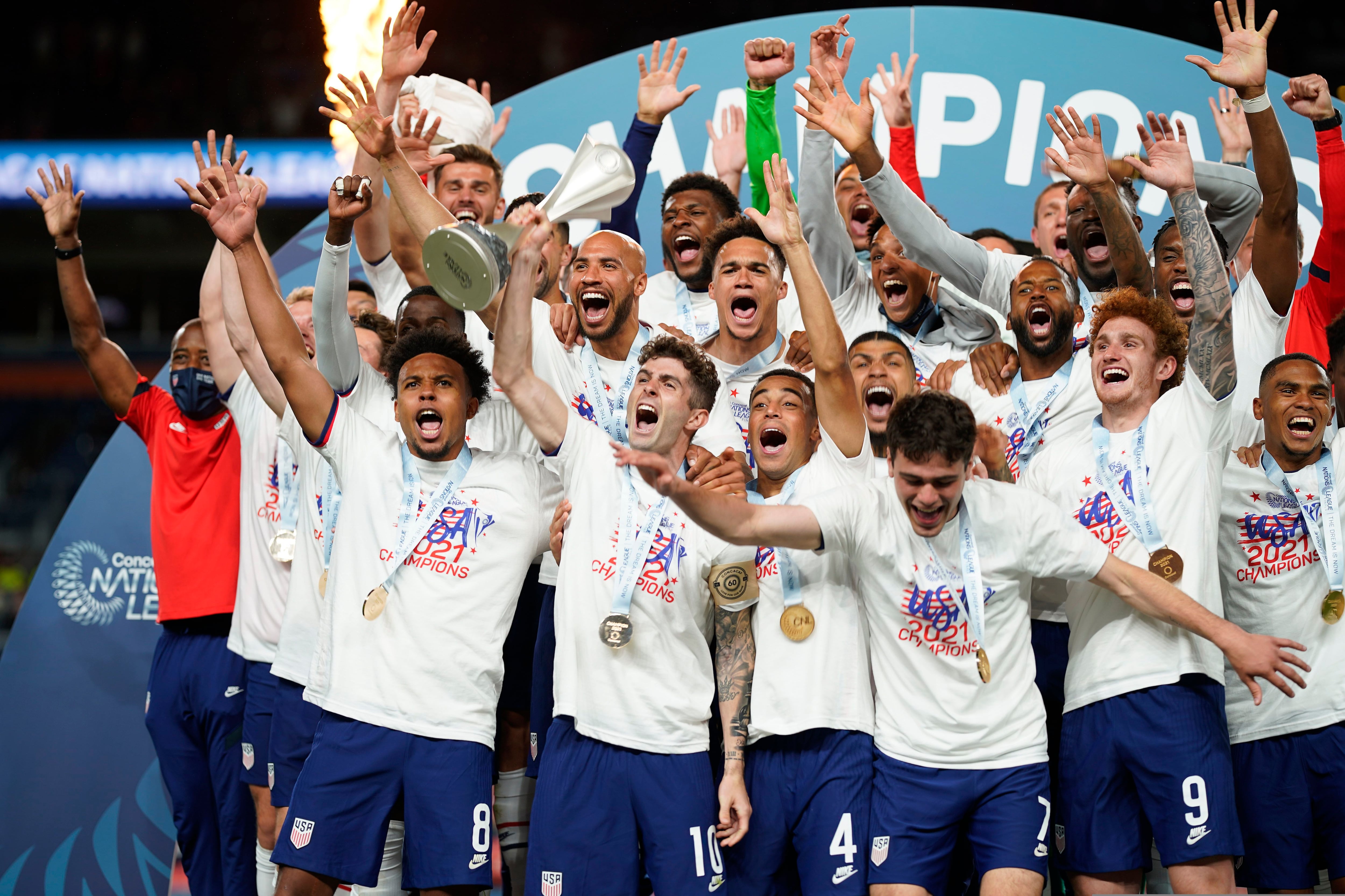 Christian Pulisic Ethan Horvath Lead Usmnt S Epic Win Over Mexico In Concacaf Nations League Final