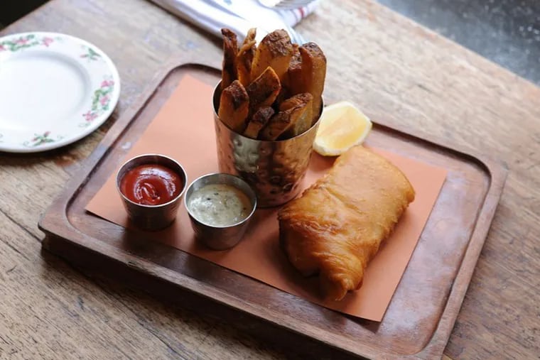 Find fish and chips at the Dandelion in Center City.