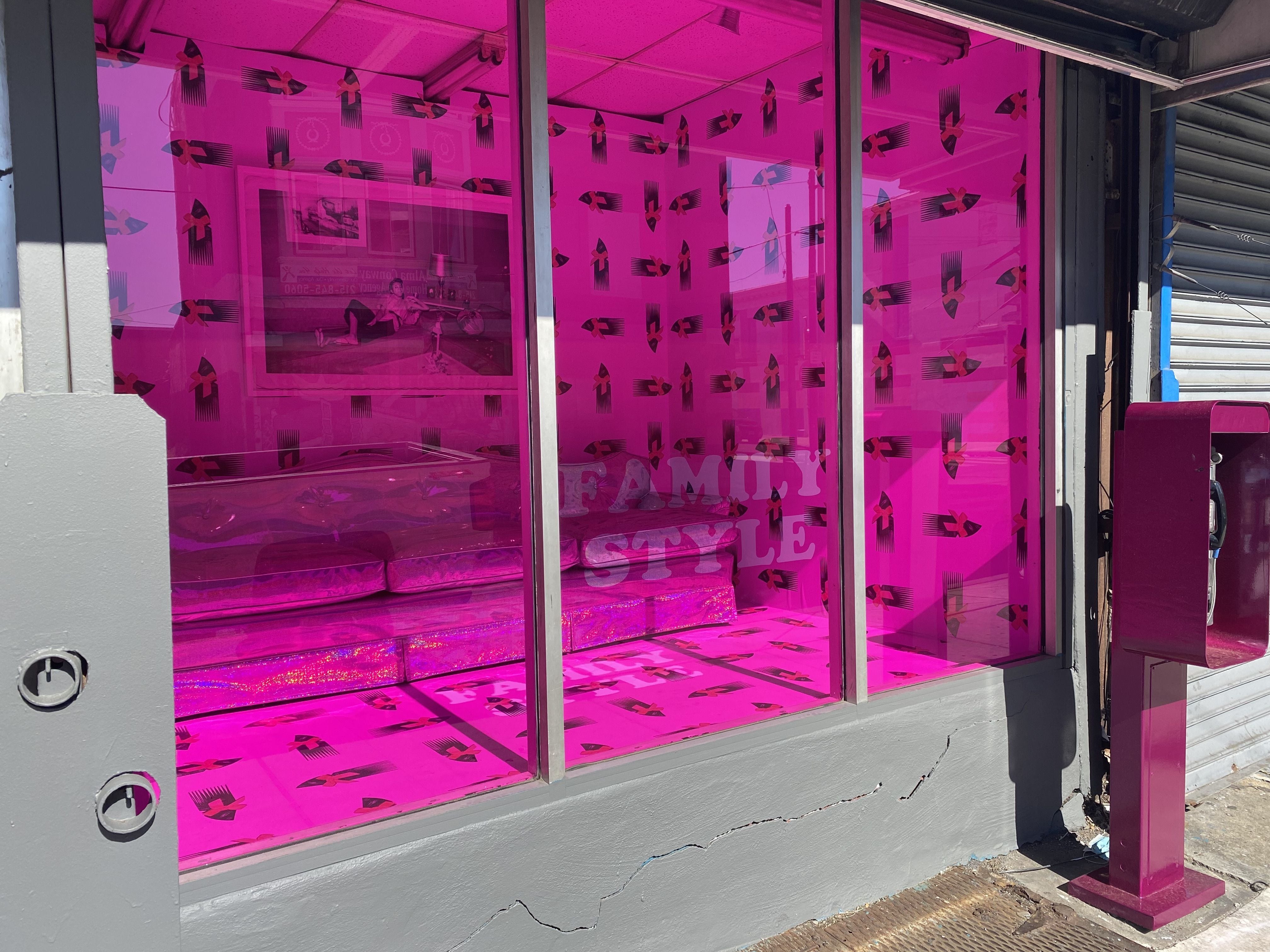 Jeffree Star's pink vault closet 