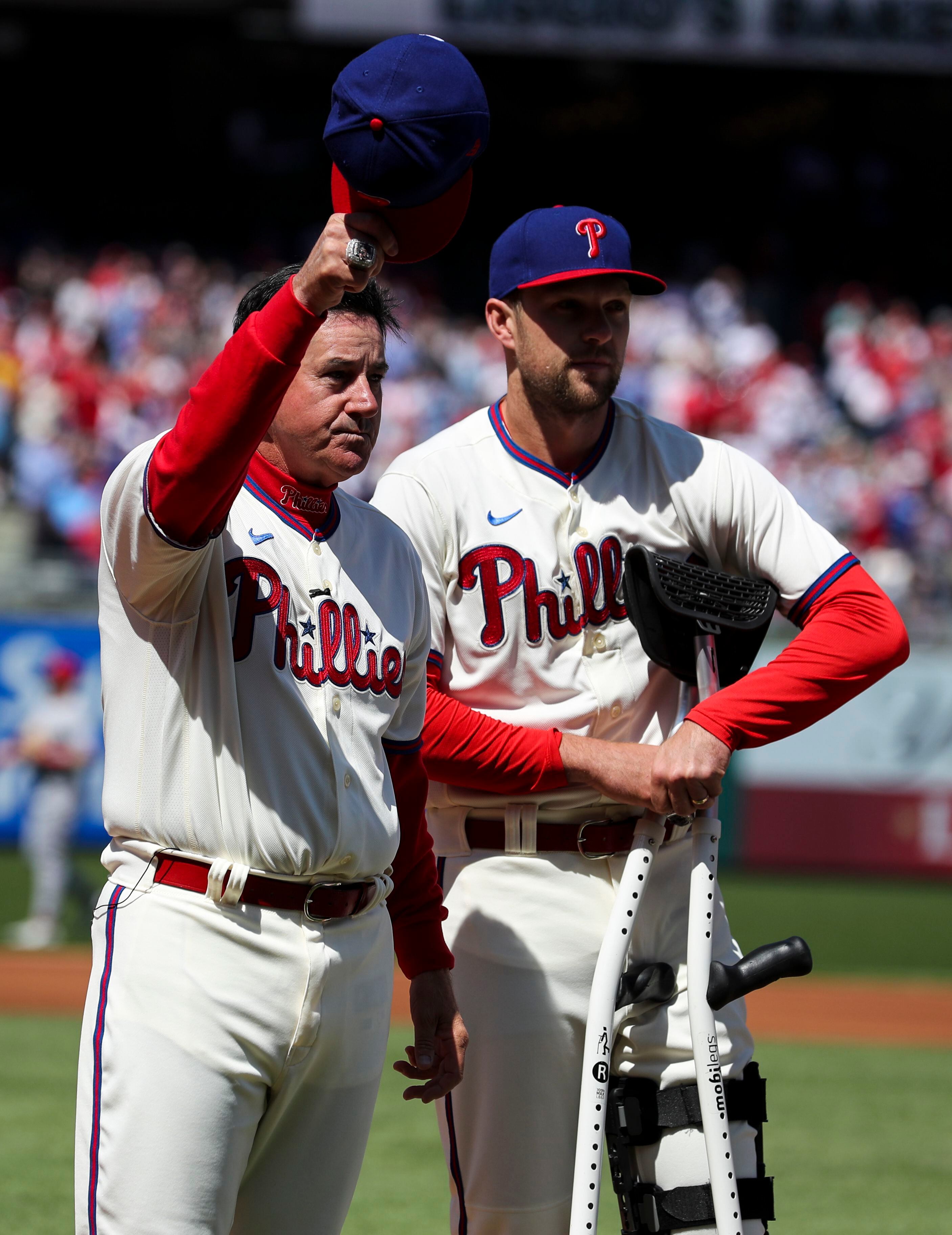 Phillies mark their 2022 National League pennant with super-sized  championship ring