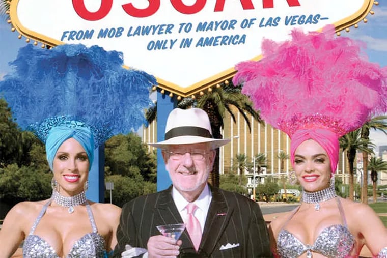 The cover art of Oscar Goodman's new book co-written by George Anastasia.